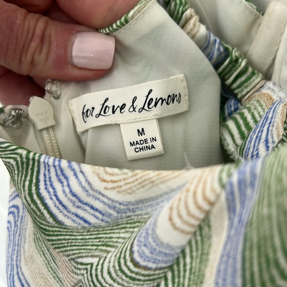 FOR LOVE AND LEMONS Yori Minidress in Green - Picture 5 of 7